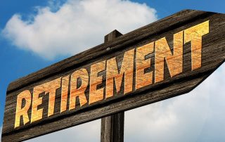retirement sign