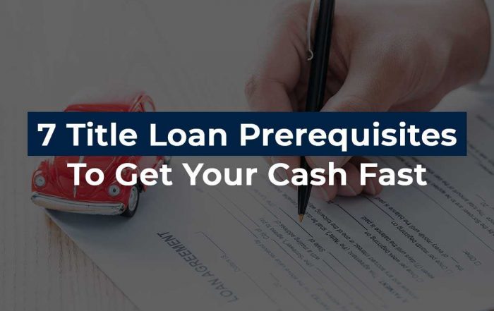 Title Loans Archives | USA Money Today